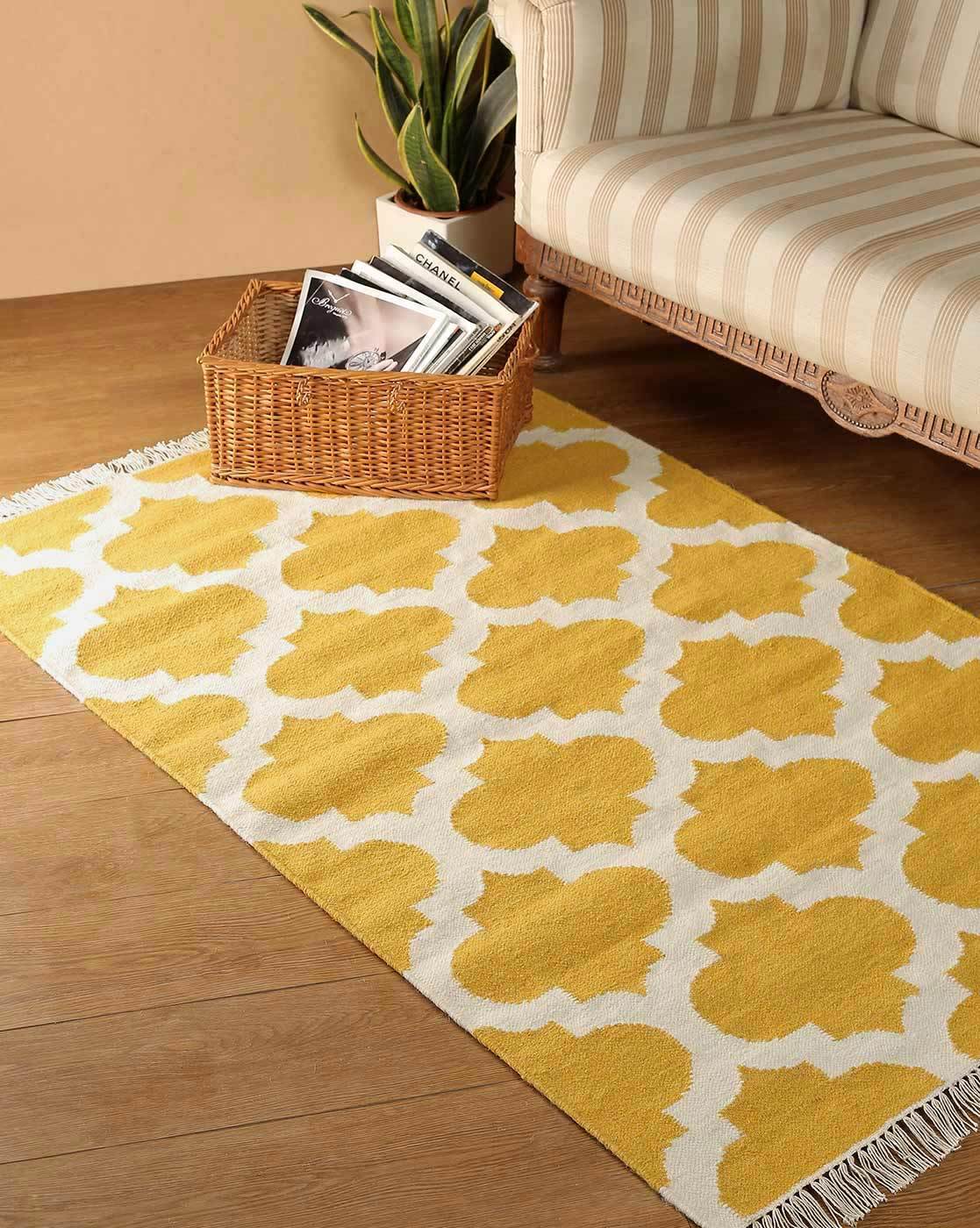 Handwoven Cotton Doormat – Soft & Durable Entry Mat