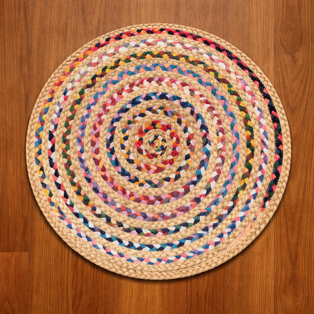 Handwoven Natural Jute Doormat – Eco-Friendly Entry Mat