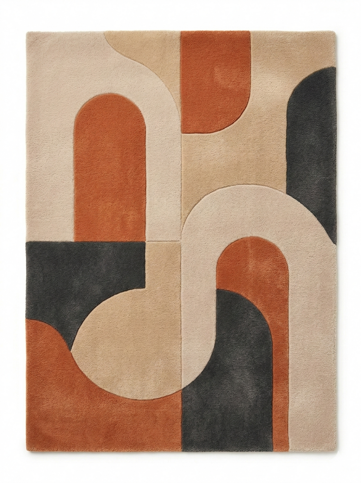 The Terra Arch Modern Wool Rug