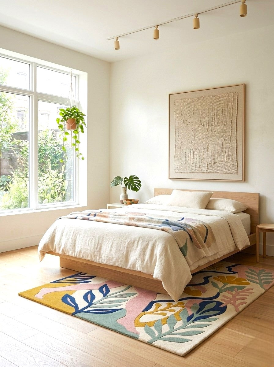 The Botanical Muse Artistic Wool Rug