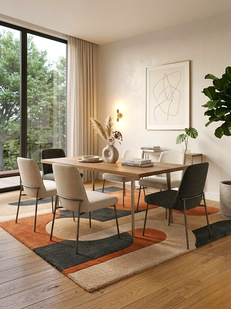 The Terra Arch Modern Wool Rug