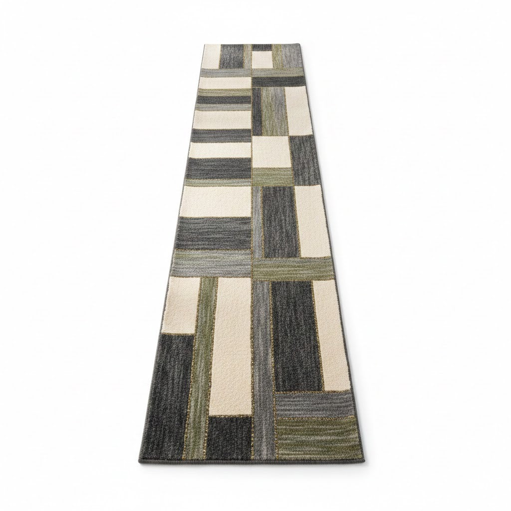 The Urban Mosaic Wool Runner Rug
