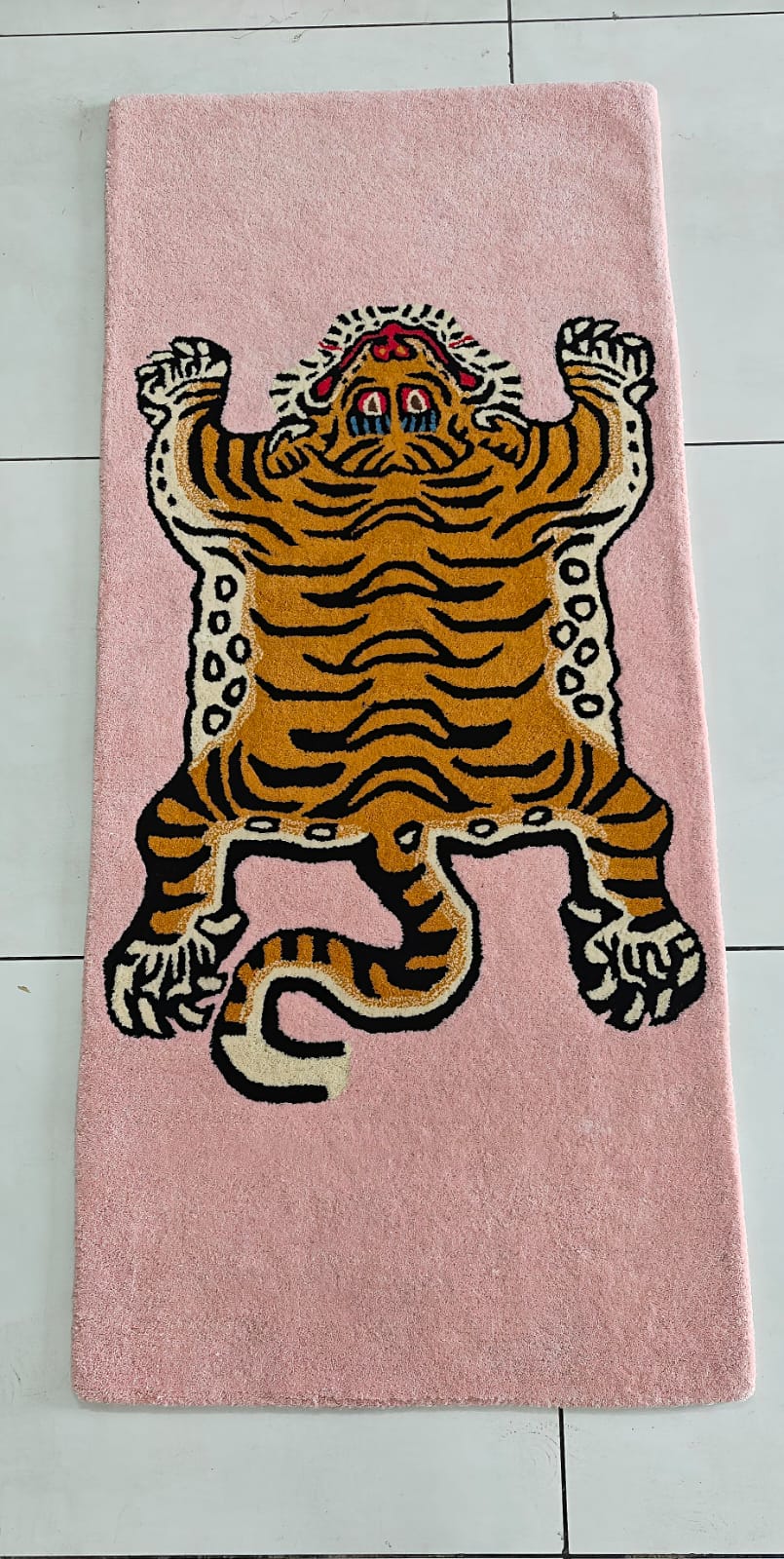 The Regal Tiger Statement Wool Rug