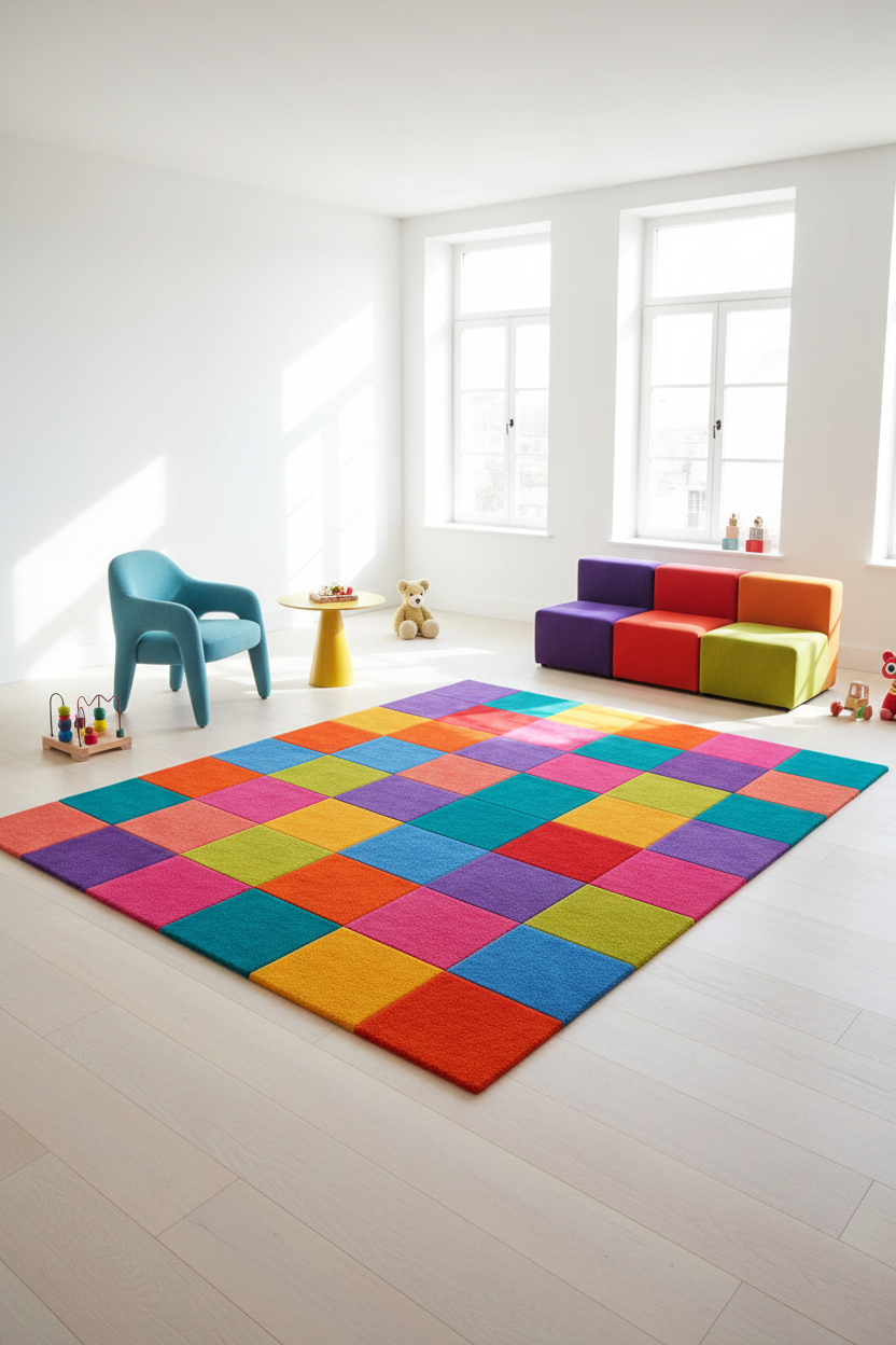 Bold Rug - Luxury Playroom