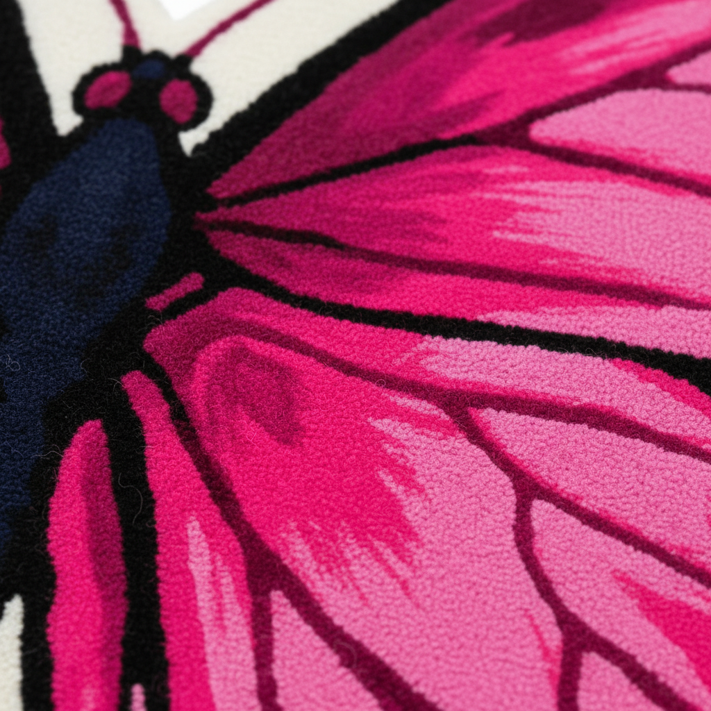 The Enchanted Wings Hand-Tufted Wool Rug