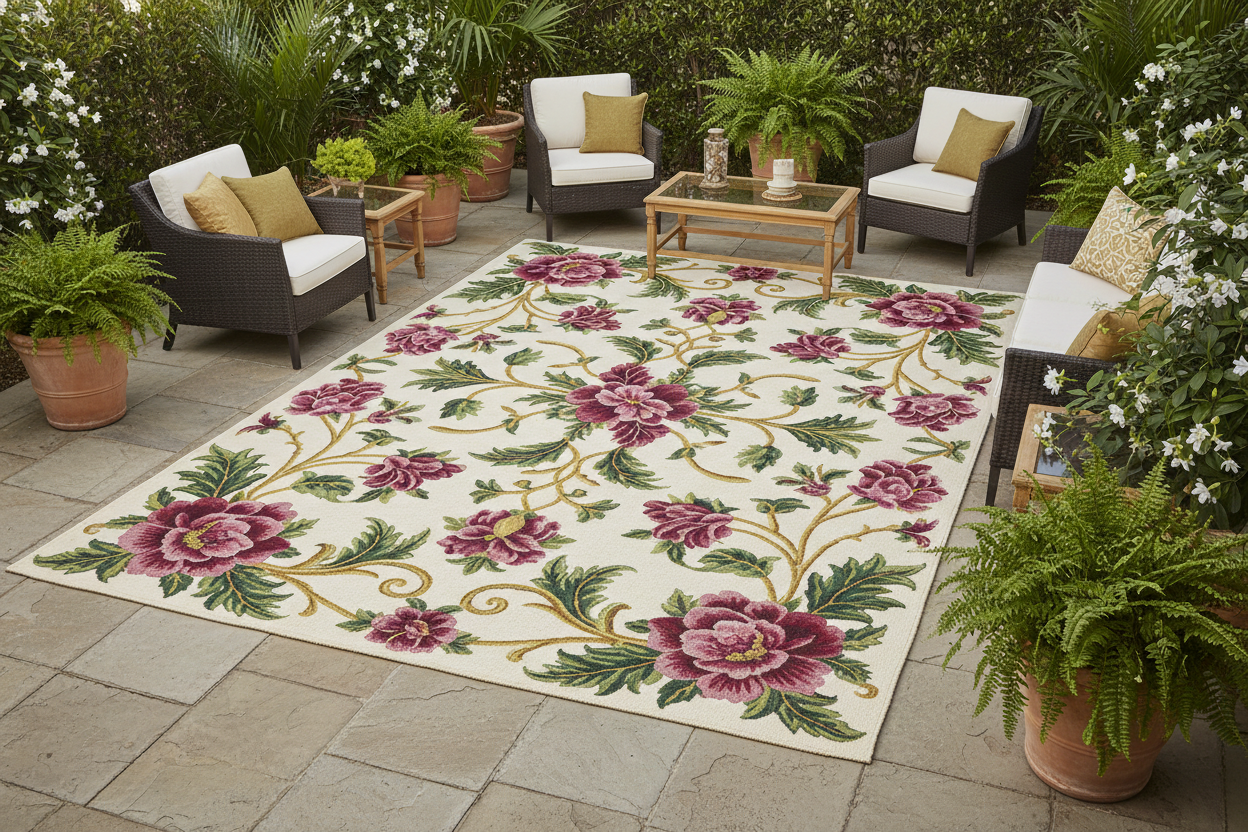 Eden Floral Handtufted Wool Rug | 100% NZ Wool