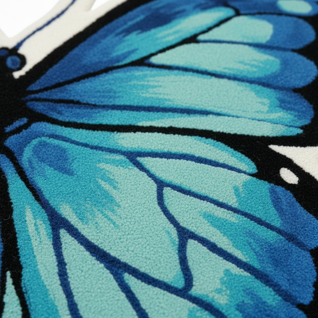 The Enchanted Wings Hand-Tufted Wool Rug