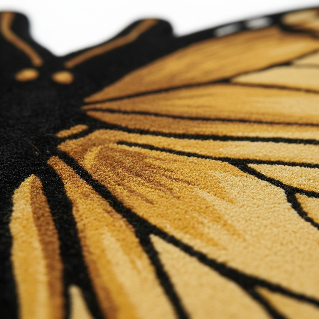 The Enchanted Wings Hand-Tufted Wool Rug