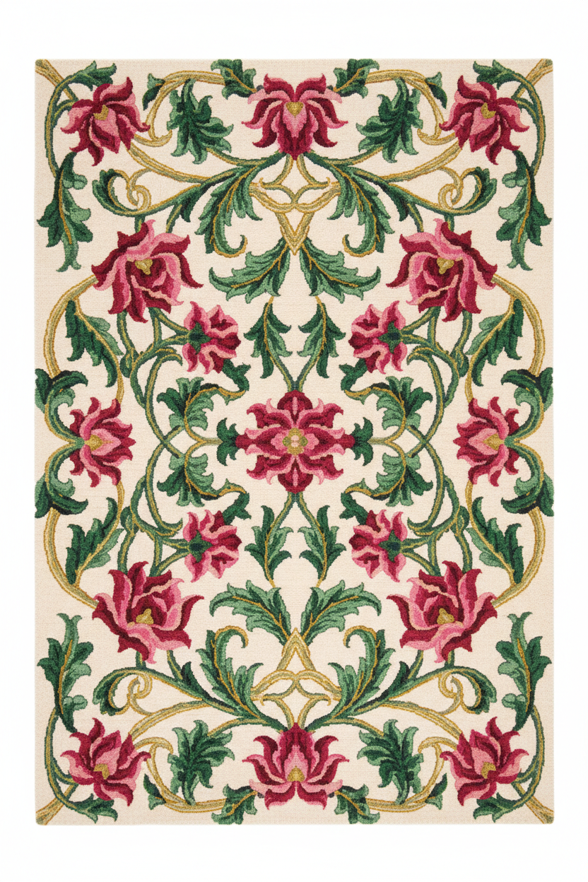 Eden Floral Handtufted Wool Rug | 100% NZ Wool