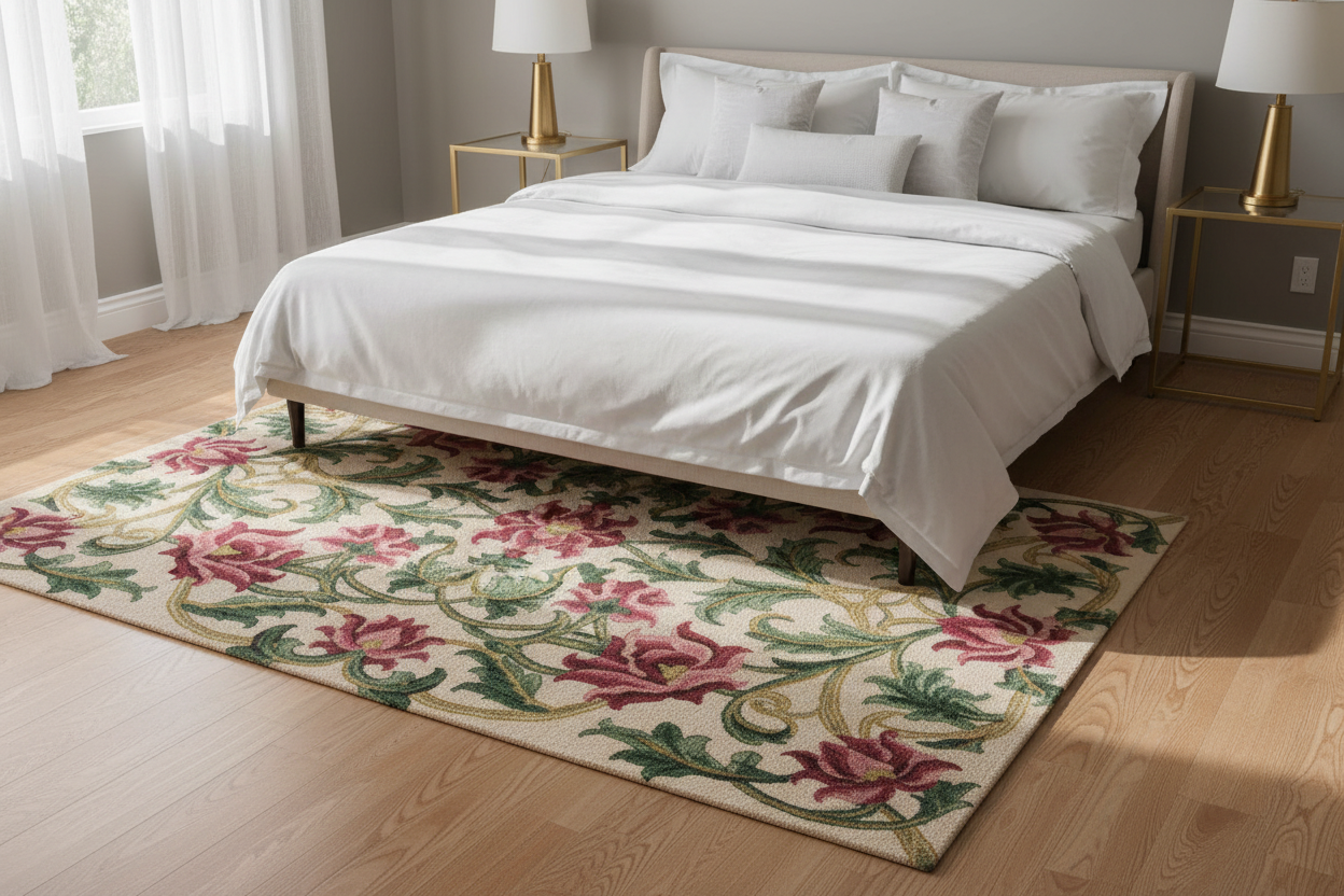 Eden Floral Handtufted Wool Rug | 100% NZ Wool