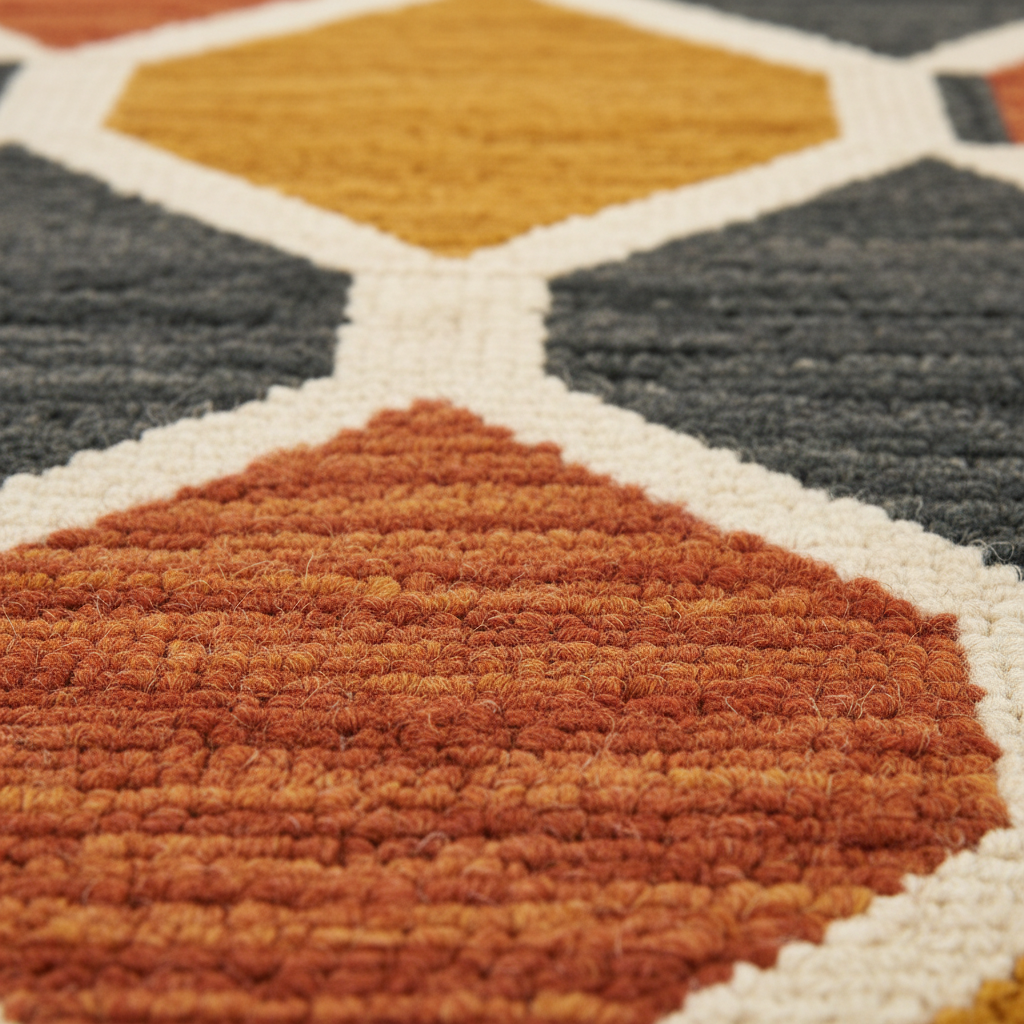 The Moroccan Terra Trellis Wool Rug