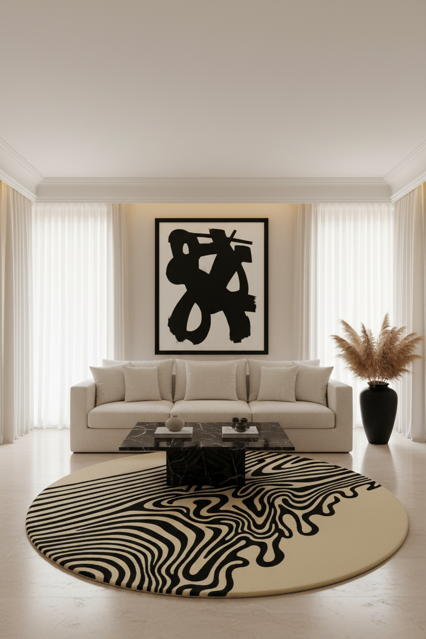 Ivory Wave - Living Room