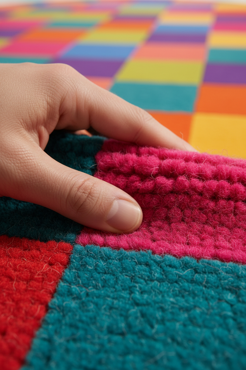 Round Rug - Hand Touch