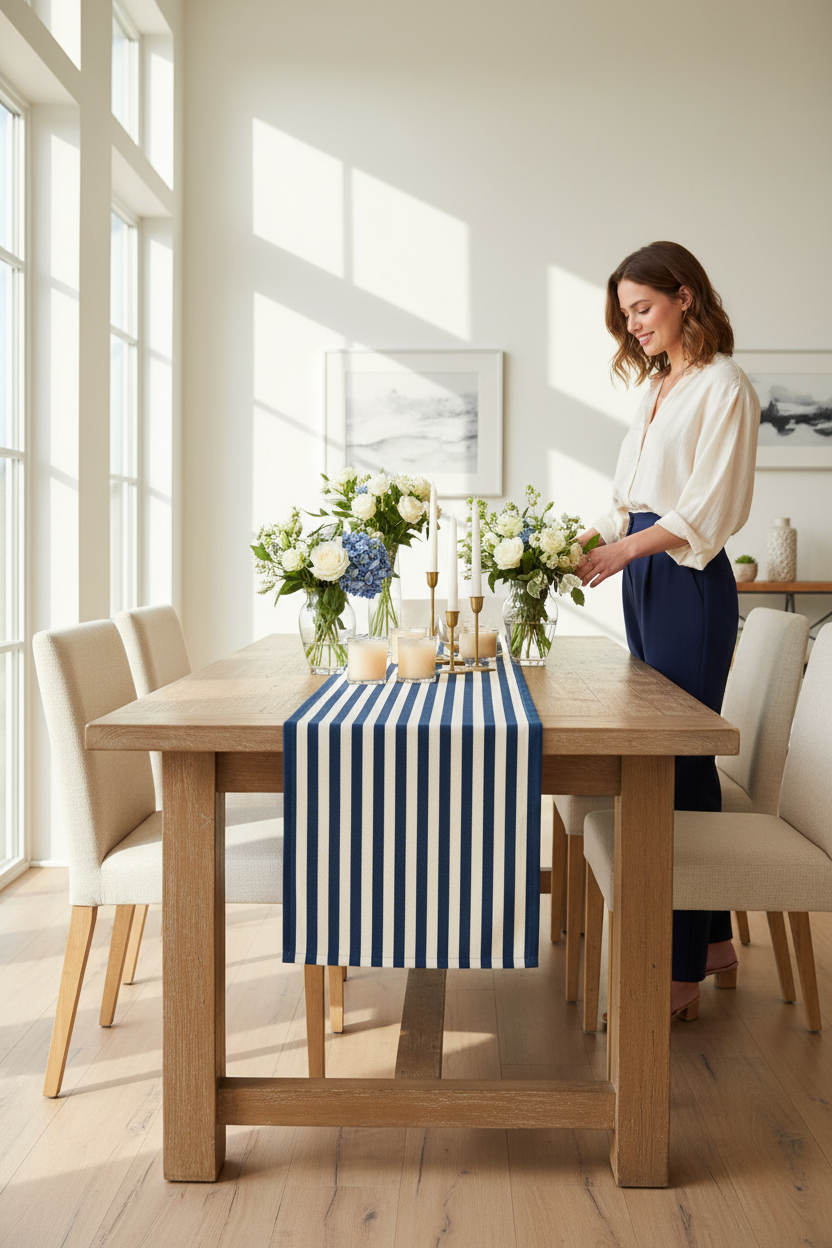 Rug as Table Runner