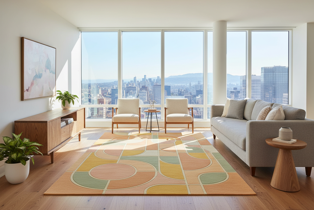 Sunrise Geometry Luxury Room